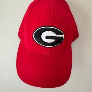 Georgia Bulldogs Red Fitted Hat - Top of the World One-Fit